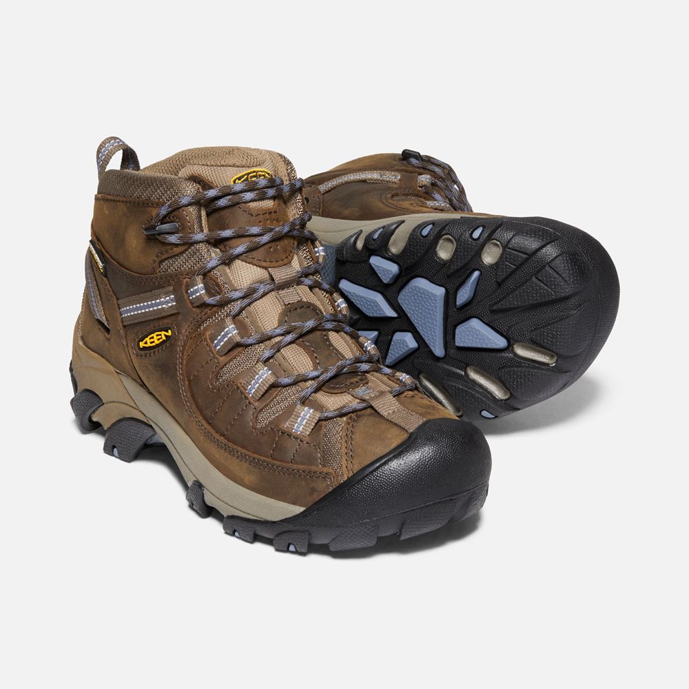 Bottes de Randonnée Keen Femme Marron | Targhee Ii Waterproof Mid | SYZAU-2016